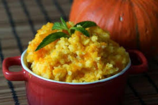 Гарбузова каша з пшоном в мультіварці