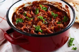 Лобио с мясом - пошаговый рецепт Лобио с мясом - пошаговый рецепт