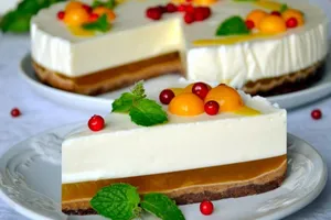 Торт-суфле без выпечки - пошаговый рецепт Торт-суфле без выпечки - пошаговый рецепт