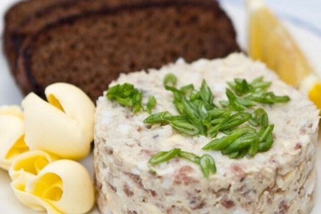 Форшмак с яблоком