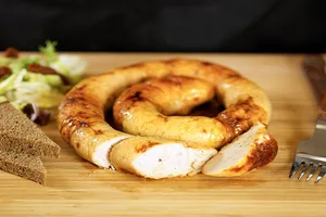 Домашняя куриная колбаса в кишке - пошаговый рецепт Домашняя куриная колбаса в кишке - пошаговый рецепт