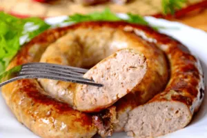 Куриная колбаса - пошаговый рецепт Куриная колбаса - пошаговый рецепт