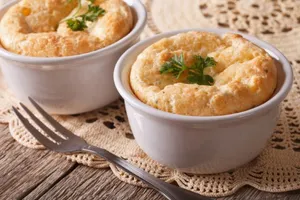 Сырное суфле - пошаговый рецепт Сырное суфле - пошаговый рецепт