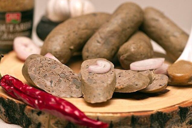 Домашняя печеночная колбаса