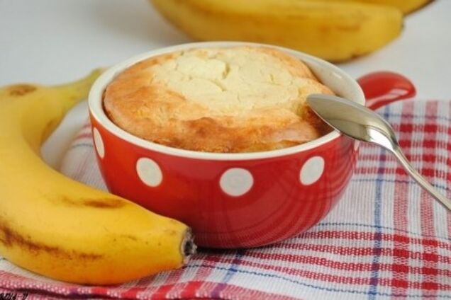 Бананове суфле