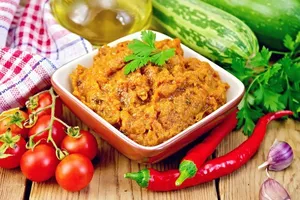 Икра из баклажан и кабачков - пошаговый рецепт Икра из баклажан и кабачков - пошаговый рецепт
