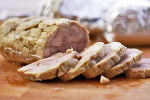 Куриная колбаса с желатином - пошаговый рецепт Куриная колбаса с желатином - пошаговый рецепт