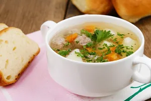 Суп с куриным фаршем - пошаговый рецепт Суп с куриным фаршем - пошаговый рецепт