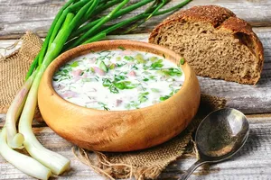 Окрошка на минералке - пошаговый рецепт Окрошка на минералке - пошаговый рецепт