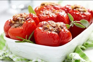 Перец фаршированный баклажанами - пошаговый рецепт Перец фаршированный баклажанами - пошаговый рецепт