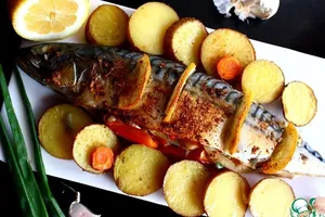 Скумбрия в духовке - пошаговый рецепт Скумбрия в духовке - пошаговый рецепт