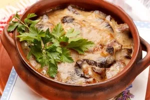 Картошка с грибами в горшочках - пошаговый рецепт Картошка с грибами в горшочках - пошаговый рецепт