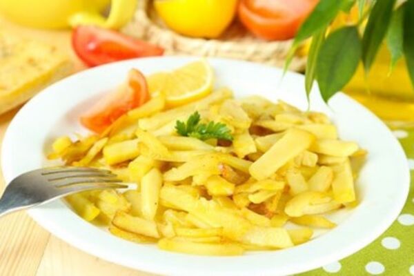 Жареная картошка с луком