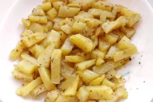 Жареная картошка в микроволновке - пошаговый рецепт Жареная картошка в микроволновке - пошаговый рецепт