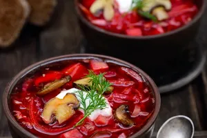 Борщ с грибами - пошаговый рецепт Борщ с грибами - пошаговый рецепт