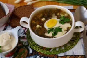 Зеленый борщ без мяса - пошаговый рецепт Зеленый борщ без мяса - пошаговый рецепт