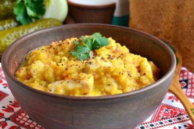Гороховая каша мультиварке