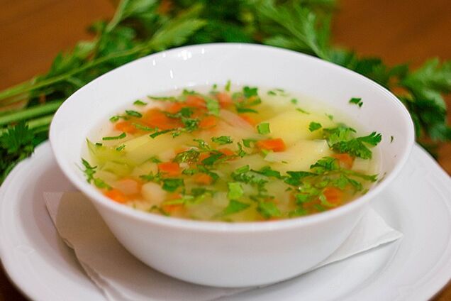 Овощной суп в мультиварке