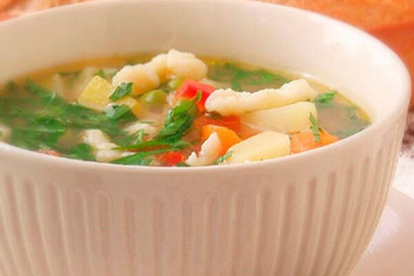 Овочевий суп без зажарки