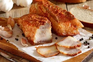 Вареное сало - пошаговый рецепт Вареное сало - пошаговый рецепт
