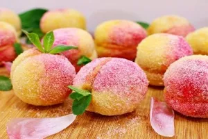 Пирожное "Персик" - пошаговый рецепт Пирожное "Персик" - пошаговый рецепт