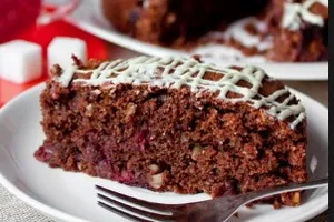 Шоколадный кекс с вишней - пошаговый рецепт Шоколадный кекс с вишней - пошаговый рецепт