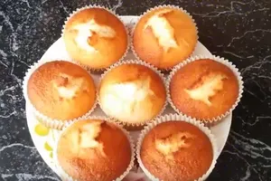 Кексы с кокосовой стружкой - пошаговый рецепт Кексы с кокосовой стружкой - пошаговый рецепт