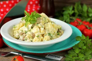 Салат с грибами - пошаговый рецепт Салат с грибами - пошаговый рецепт