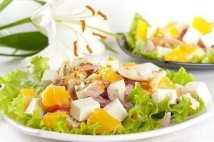 Салат с апельсинами и сыром - пошаговый рецепт Салат с апельсинами и сыром - пошаговый рецепт