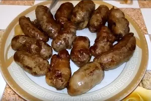 Гречаники в свиной сетке - пошаговый рецепт Гречаники в свиной сетке - пошаговый рецепт