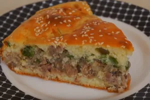 Пирог с мясом - пошаговый рецепт Пирог с мясом - пошаговый рецепт