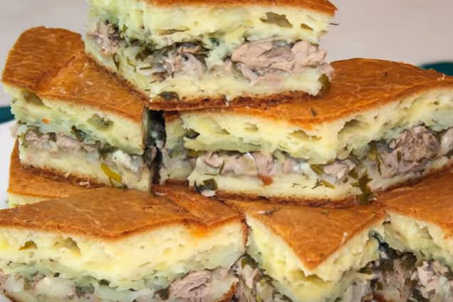 Пирог с рыбой