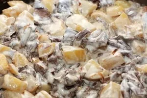 Молодая картошка с грибами - пошаговый рецепт Молодая картошка с грибами - пошаговый рецепт