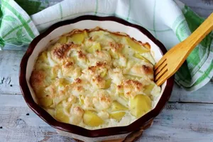 Картошка в духовке с сыром - пошаговый рецепт Картошка в духовке с сыром - пошаговый рецепт