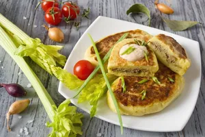 Картофельники с печенью - пошаговый рецепт Картофельники с печенью - пошаговый рецепт