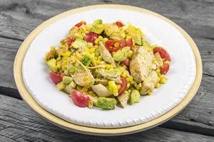 Салат с омлетом и курицей - пошаговый рецепт Салат с омлетом и курицей - пошаговый рецепт