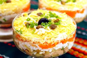 Салат "Нежность" с курицей - пошаговый рецепт Салат "Нежность" с курицей - пошаговый рецепт