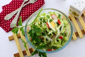 Салат с крабовыми палочками и капустой - пошаговый рецепт Салат с крабовыми палочками и капустой - пошаговый рецепт