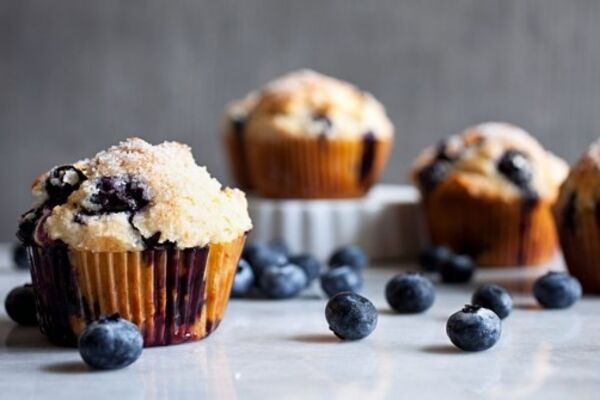 Чорничні кекси