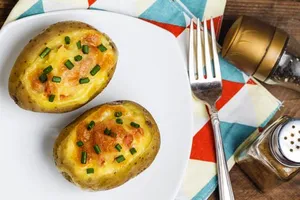 Фаршированная картошка в духовке - пошаговый рецепт Фаршированная картошка в духовке - пошаговый рецепт
