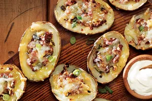 Картошка фаршированная мясом - пошаговый рецепт Картошка фаршированная мясом - пошаговый рецепт