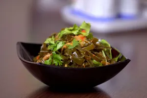 Салат из морской капусты по-корейски - пошаговый рецепт Салат из морской капусты по-корейски - пошаговый рецепт