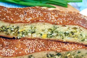 Заливной пирог с яйцом и луком - пошаговый рецепт Заливной пирог с яйцом и луком - пошаговый рецепт