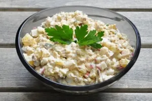 Салат з рисом і сардинами - покроковий рецепт Салат з рисом і сардинами - покроковий рецепт