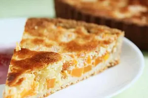 Заливной пирог с тыквой и яблоками - пошаговый рецепт Заливной пирог с тыквой и яблоками - пошаговый рецепт