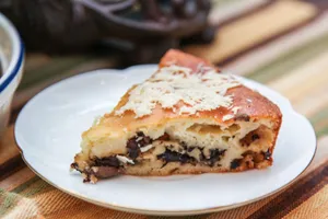 Простой пирог с грибами - пошаговый рецепт Простой пирог с грибами - пошаговый рецепт