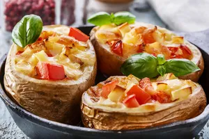 Фаршированная картошка в мультиварке - пошаговый рецепт Фаршированная картошка в мультиварке - пошаговый рецепт