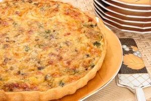 Лоранский пирог с курицей и грибами - пошаговый рецепт Лоранский пирог с курицей и грибами - пошаговый рецепт