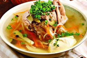 Рассольник с курицей - пошаговый рецепт Рассольник с курицей - пошаговый рецепт