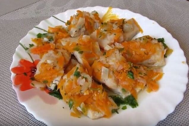 Риба з овочами
